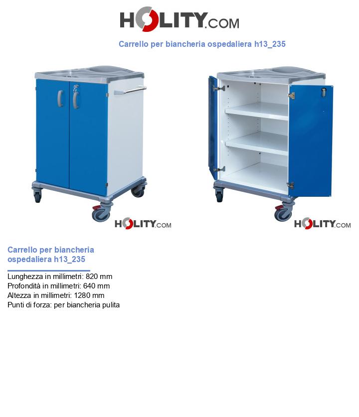 Carrello per biancheria ospedaliera h13_235