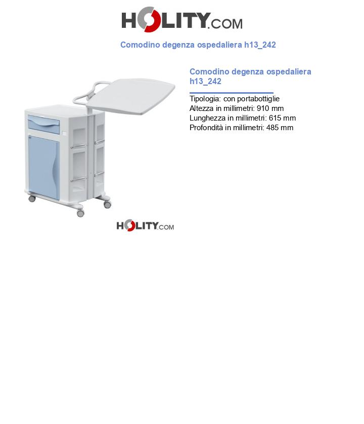 Comodino degenza ospedaliera h13_242