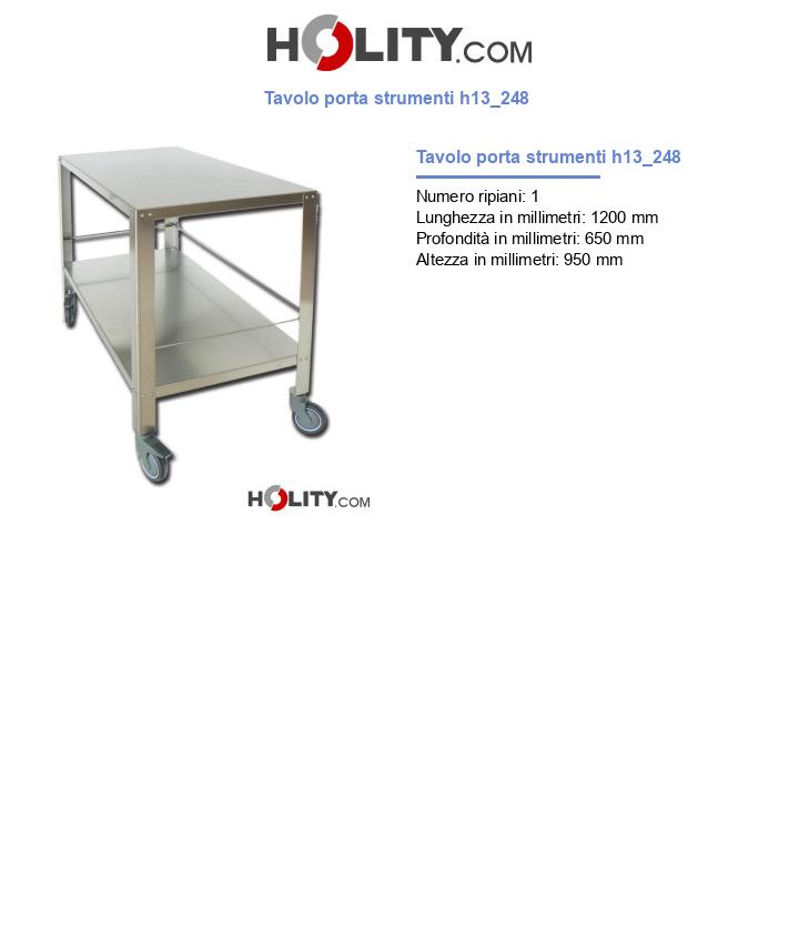 Tavolo porta strumenti h13_248