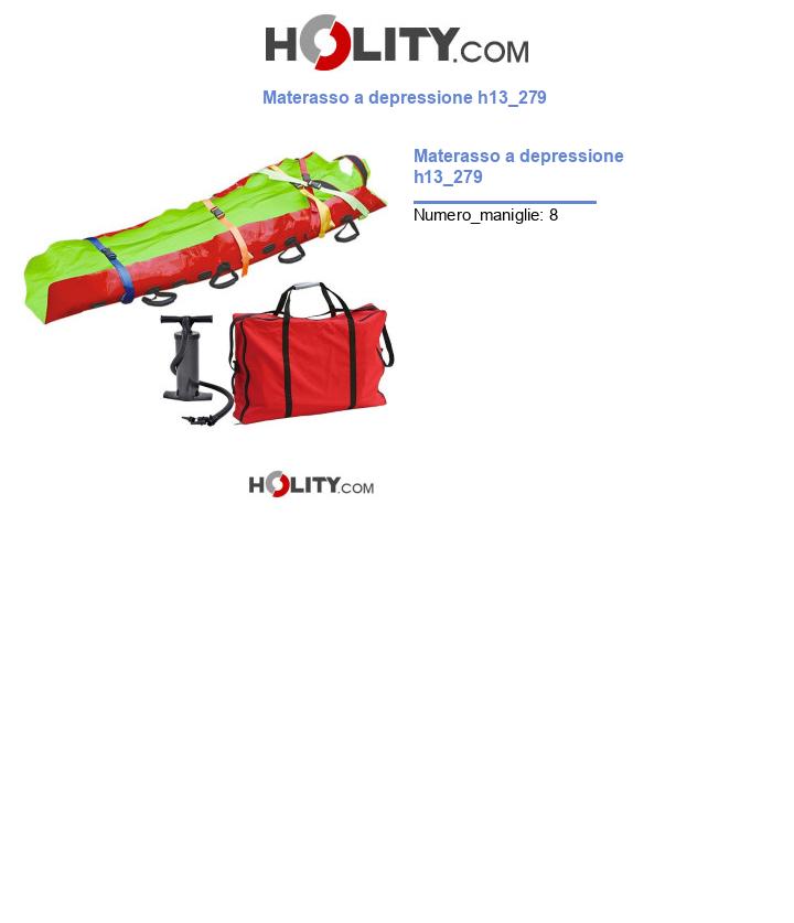 Materasso a depressione h13_279
