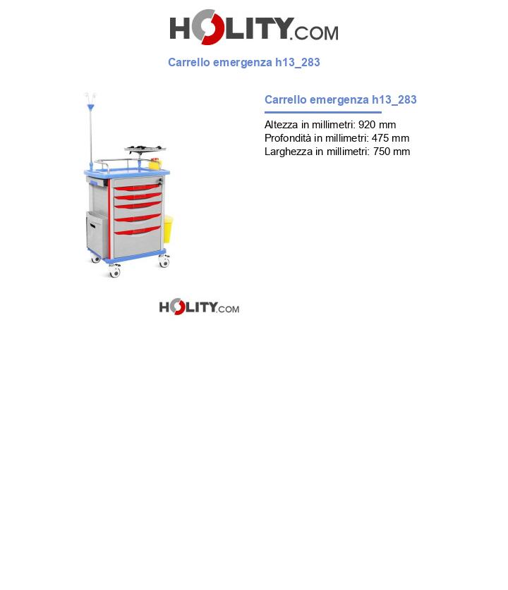 Carrello emergenza h13_283