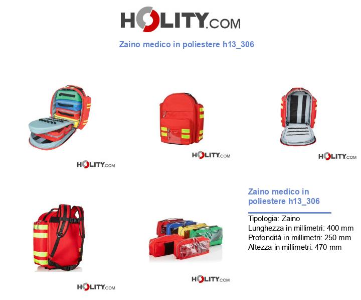 Zaino medico in poliestere h13_306