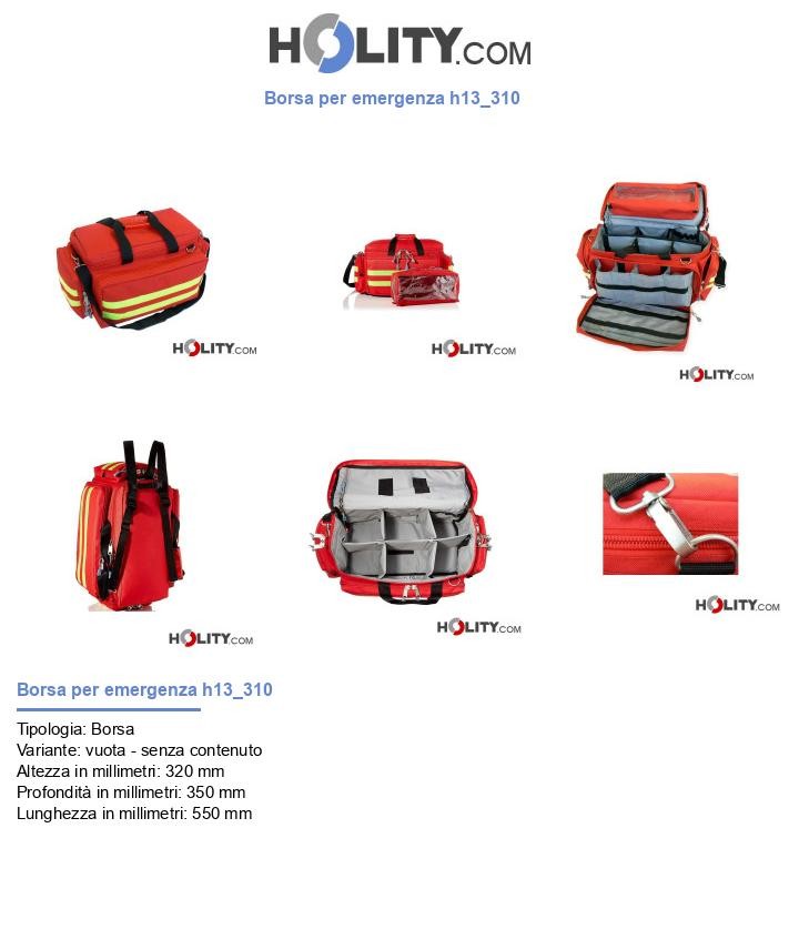 Borsa per emergenza h13_310