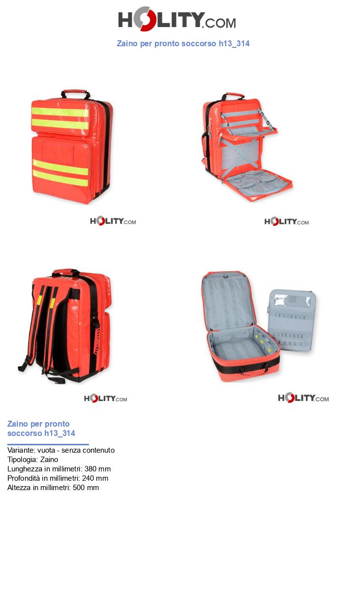 Zaino per pronto soccorso h13_314