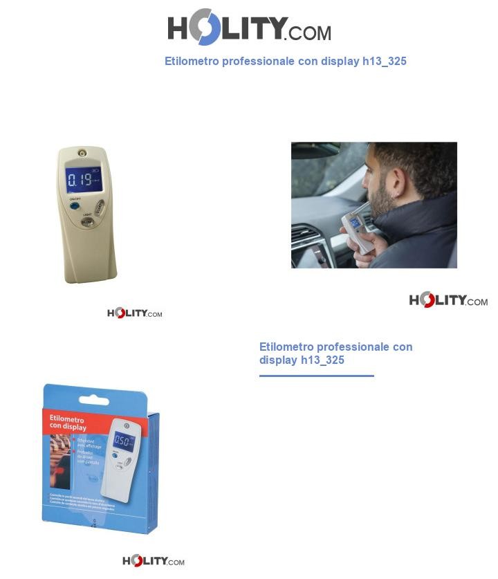 Etilometro professionale con display h13_325