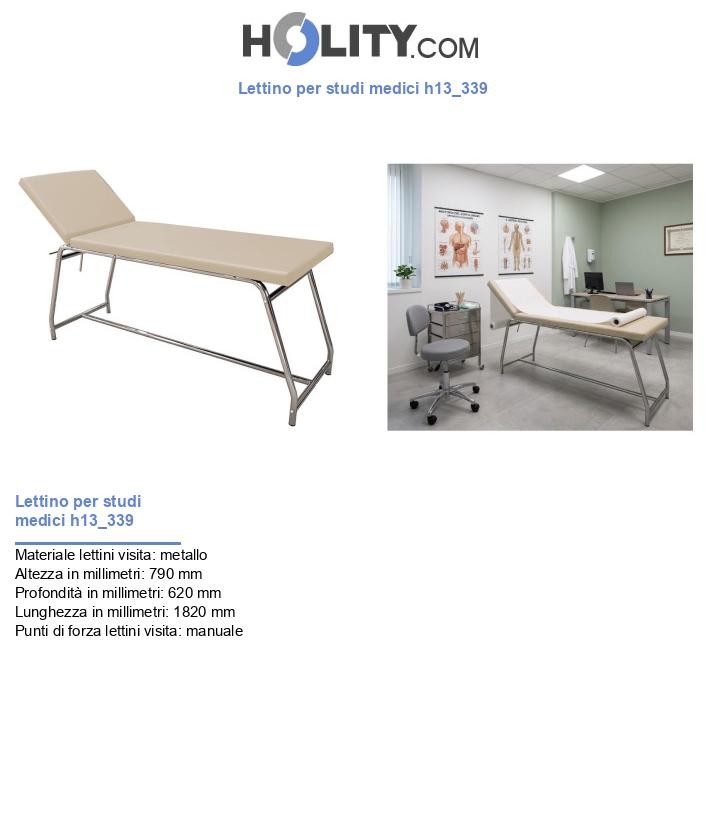 Lettino per studi medici h13_339
