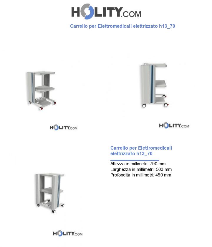Carrello per Elettromedicali elettrizzato h13_70