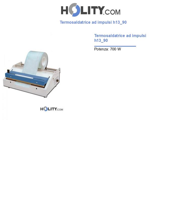 Termosaldatrice ad impulsi h13_90
