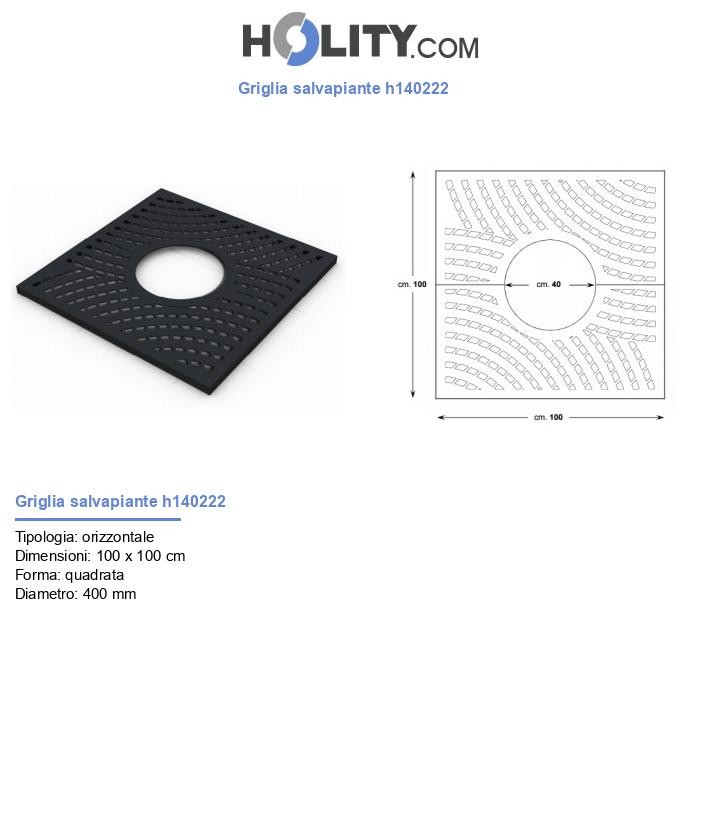 Griglia salvapiante h140222