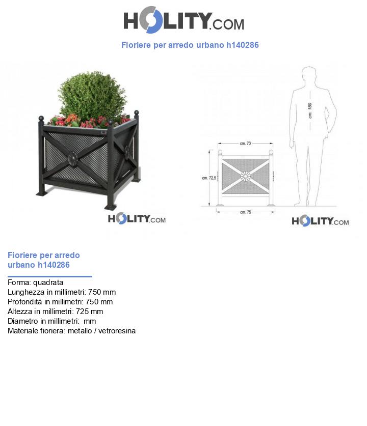 Fioriere per arredo urbano h140286