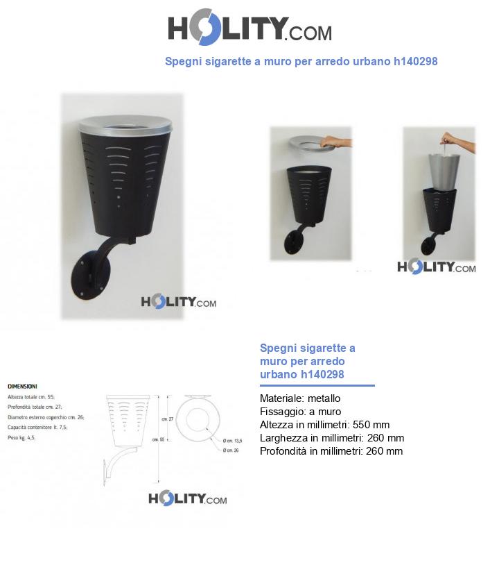 Posacenere a muro h140298