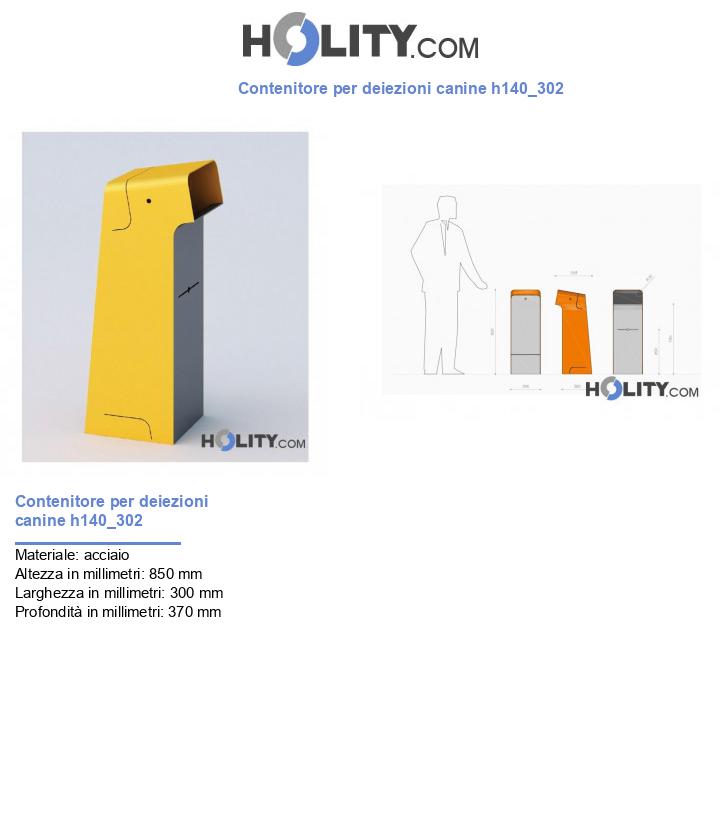 Contenitore per deiezioni canine h140_302
