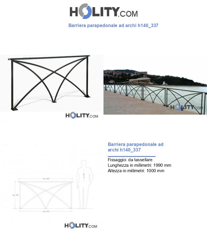 Barriera parapedonale ad archi h140_337