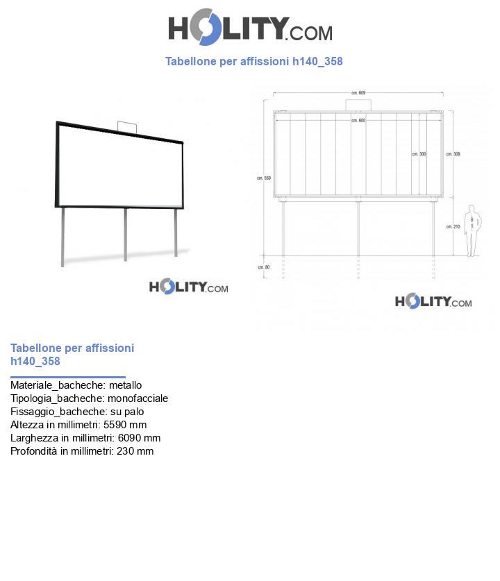 Tabellone per affissioni h140_358