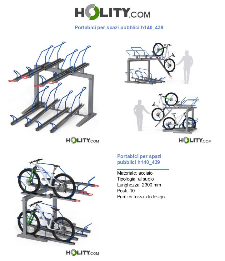 Portabici per spazi pubblici h140_439