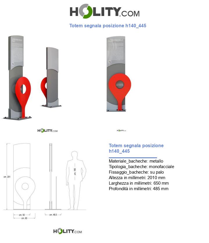 Totem segnala posizione h140_445