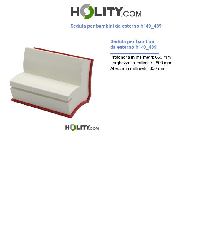 Seduta per bambini da esterno h140_489