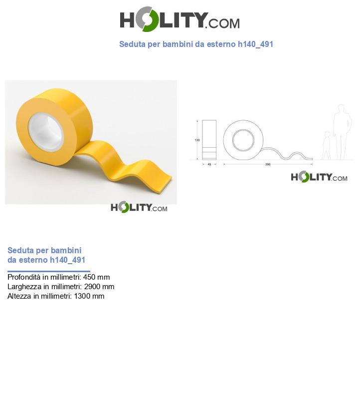 Seduta per bambini da esterno h140_491