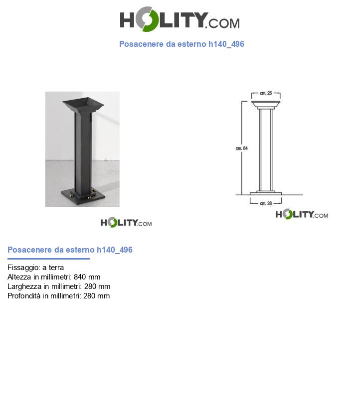 Posacenere da esterno h140_496