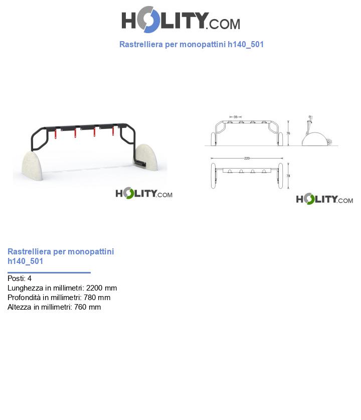 Rastrelliera per monopattini h140_501