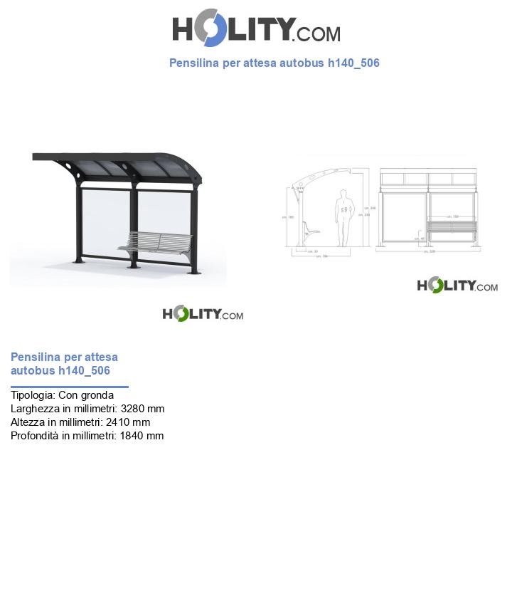Pensilina per attesa autobus h140_506