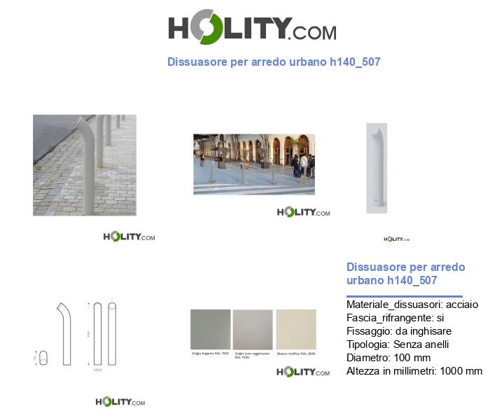 Dissuasore per arredo urbano h140_507