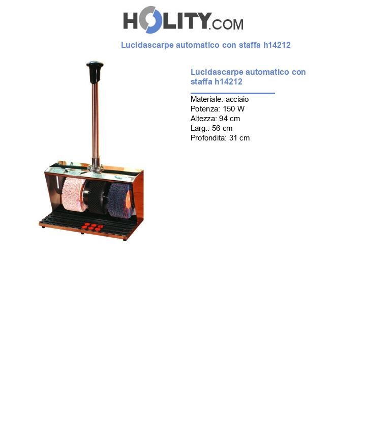 Lucidascarpe automatico con staffa h14212