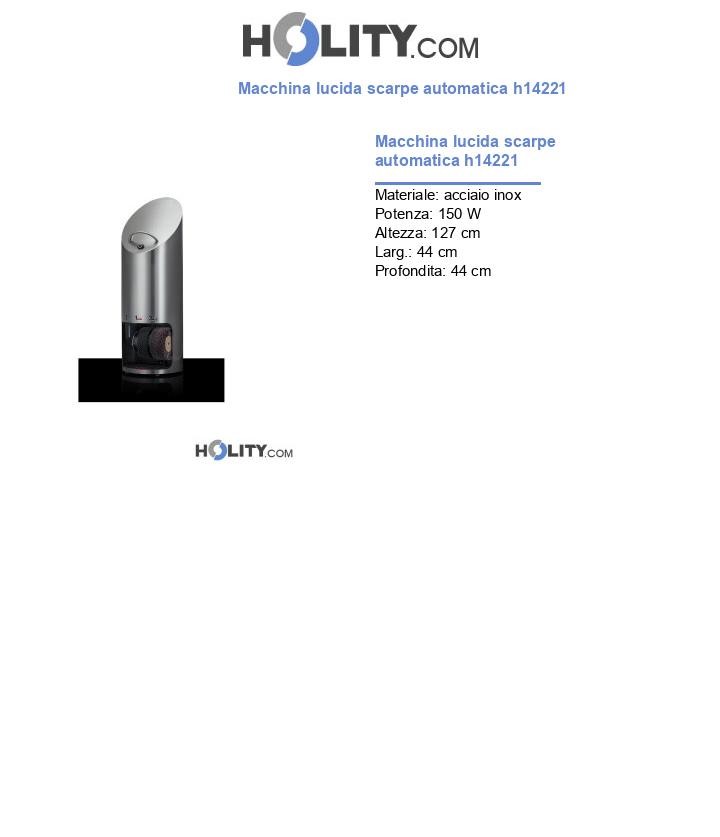 Macchina lucida scarpe automatica h14221