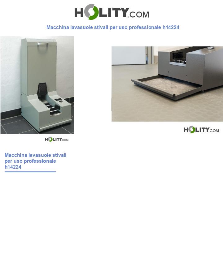 Macchina lavasuole stivali per uso professionale h14224