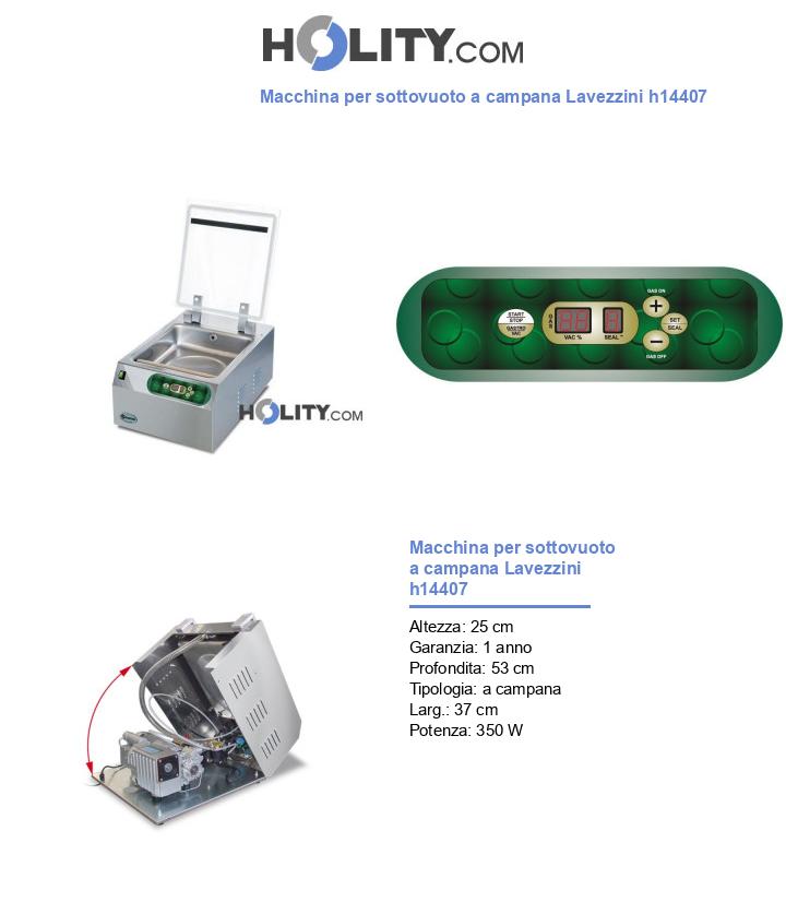 Macchina per sottovuoto a campana Lavezzini h14407