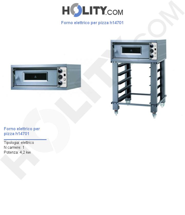 Forno elettrico per pizza h14701
