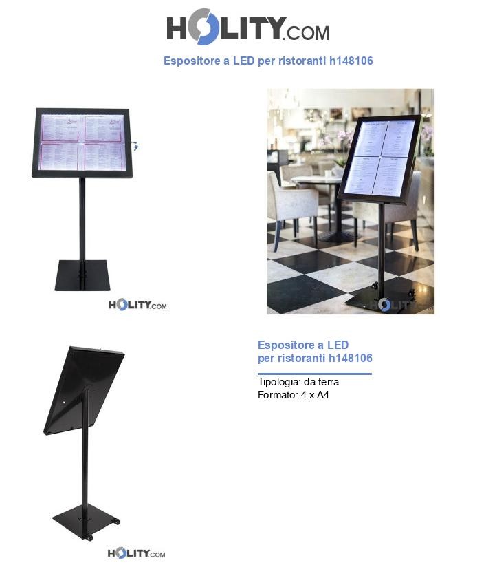 Espositore a LED per ristoranti h148106