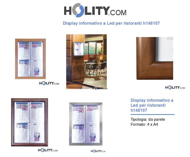 Display informativo a Led per ristoranti h148107