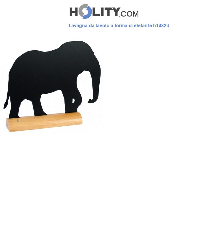 Lavagna da tavolo a forma di elefante h14823