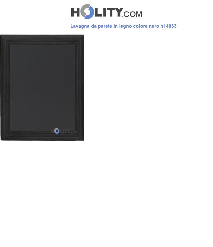 Lavagna da parete in legno colore nero h14833
