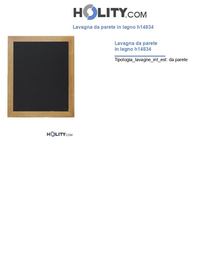 Lavagna da parete in legno h14834