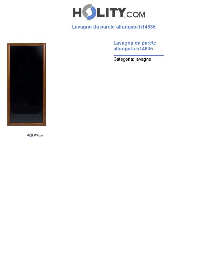 Lavagna da parete allungata h14835