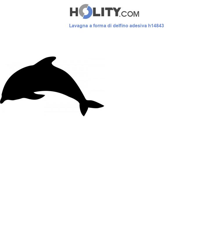 Lavagna a forma di delfino adesiva h14843