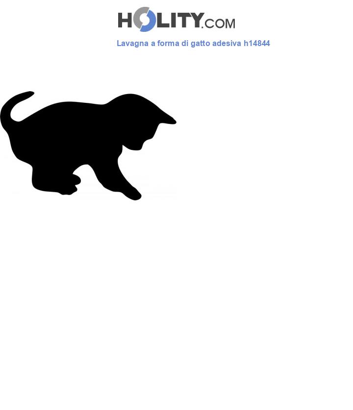 Lavagna a forma di gatto adesiva h14844