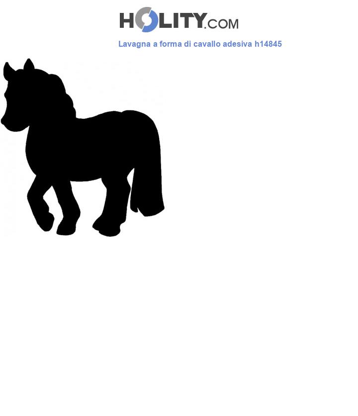 Lavagna a forma di cavallo adesiva h14845