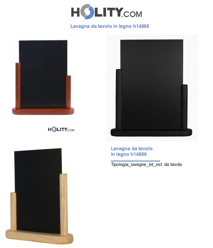 Lavagna da tavolo in legno h14868