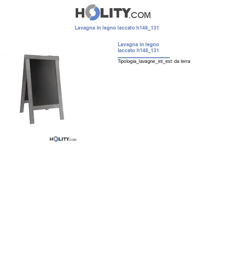 Lavagna in legno laccato h148_131