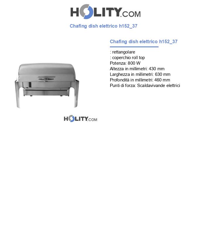 Chafing dish elettrico h152_37