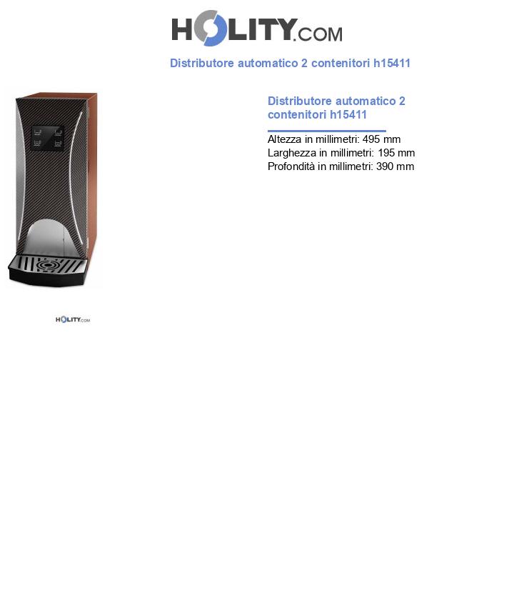 Distributore automatico 2 contenitori h15411