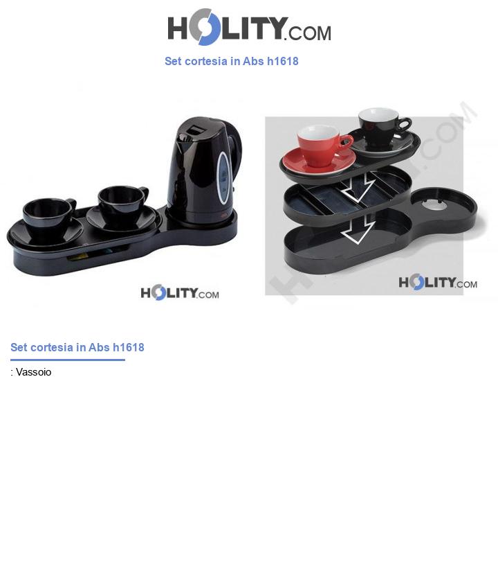 Set cortesia in Abs h1618