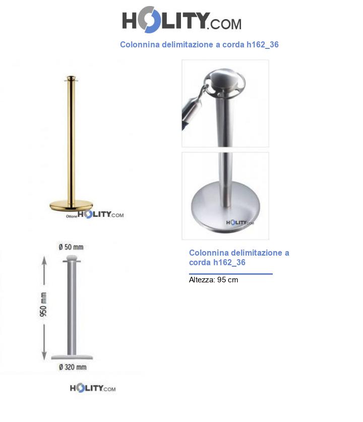 Colonnina delimitazione a corda h162_36