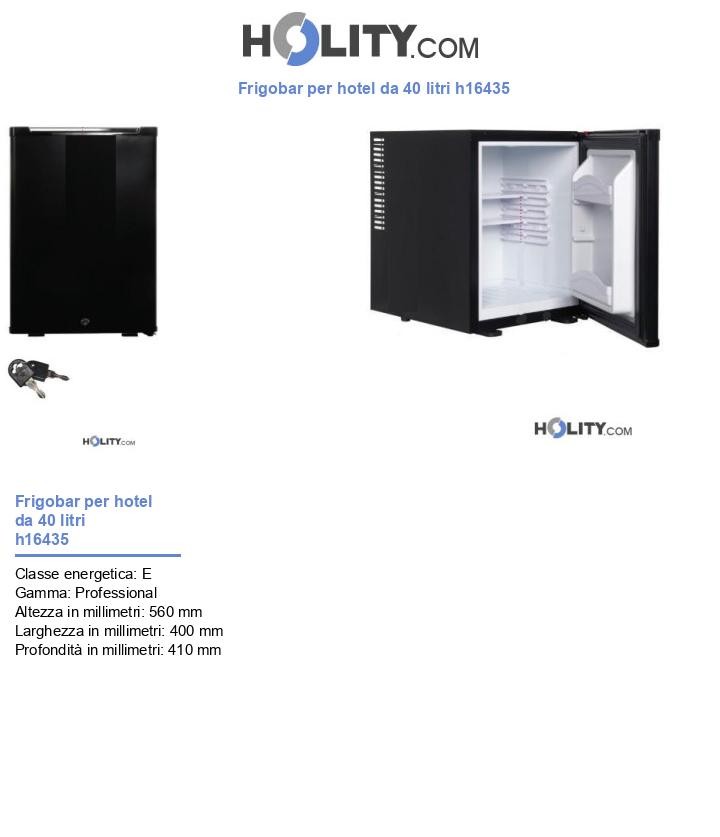 Frigobar per hotel da 40 litri h16435
