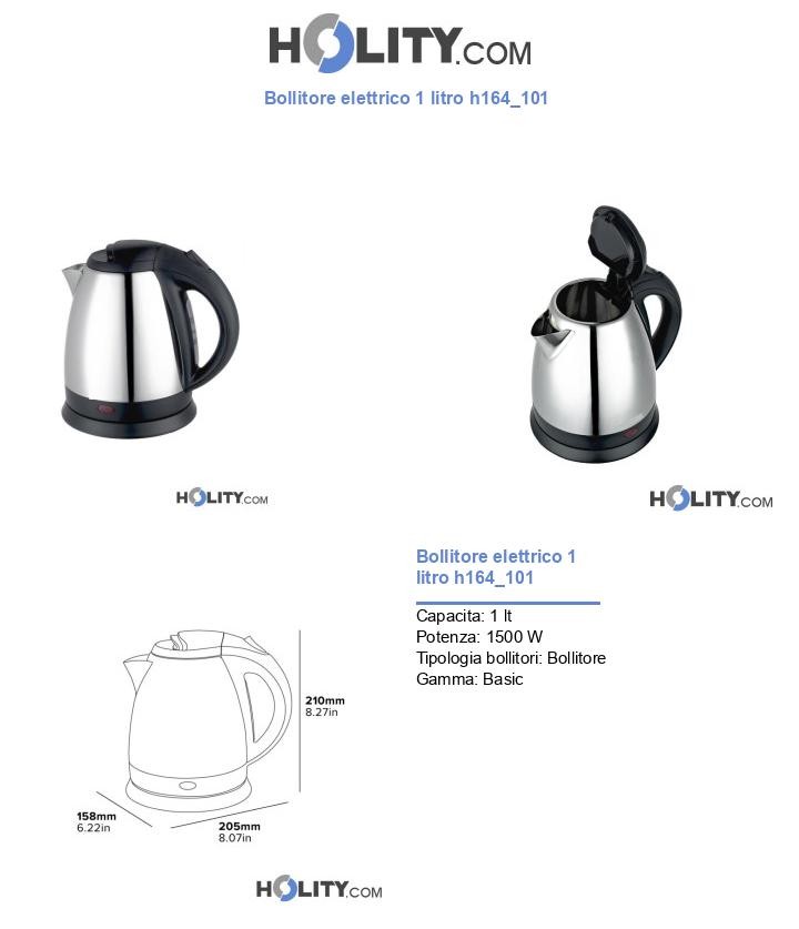 Bollitore elettrico 1 litro h164_101