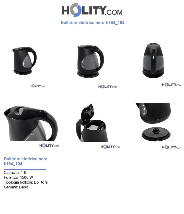 Bollitore elettrico nero h164_104