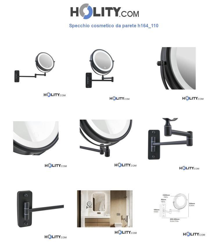 Specchio cosmetico da parete h164_110